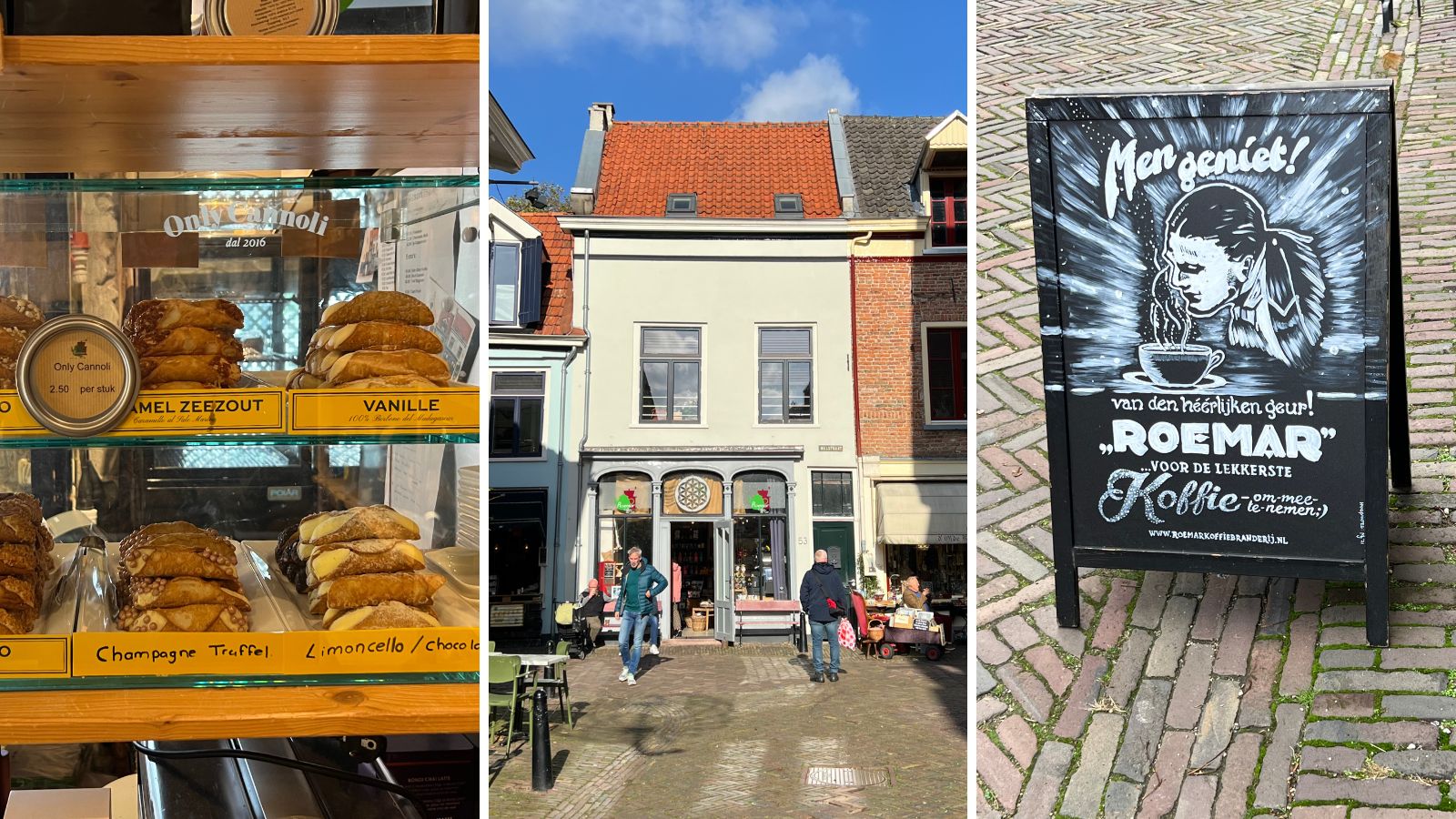 Cannoli's en koffie in het zonnetje | Roemar